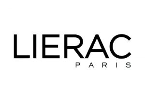 Das Bild zeigt das Logo von Lierac Paris mit dem Wort „LIERAC“ in fetten Großbuchstaben und „PARIS“ in kleineren Großbuchstaben darunter. Der Text ist schwarz auf weißem Hintergrund.