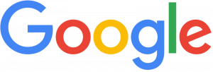 Das Bild zeigt das Google-Logo mit dem Wort „Google“ in einer serifenlosen Schriftart, die an ein digitales Apothekenschild erinnert. Die Buchstaben sind in der Reihenfolge Blau, Rot, Gelb, Blau, Grün und Rot gefärbt.