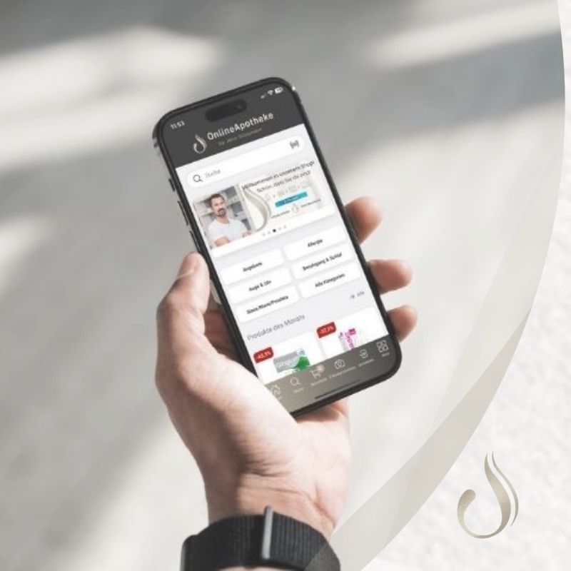 Apotheken Süssmann App auf dem Smartphone
